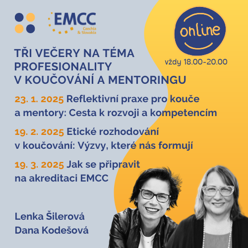 Tři večery na téma profesionality v koučování a mentoringu