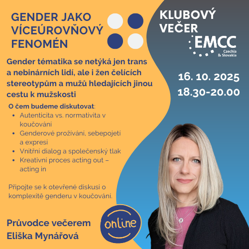 Gender jako víceúrovňový fenomén - Klubový večer EMCC CZ&SK