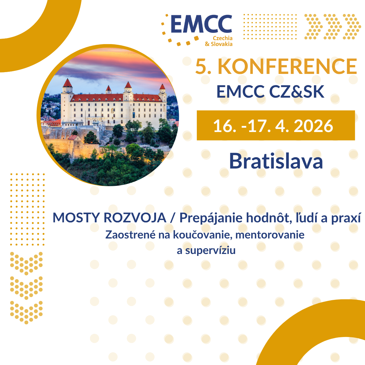KONFERENCE EMCC CZ&SK Bratislava 2026